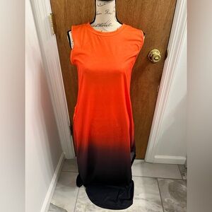 ANRABESS Women Casual Loose Sundress Sleeveless Maxi. Size Medium